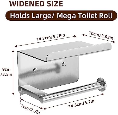 Self-Adhesive Toilet Paper Holder - Wall Mount