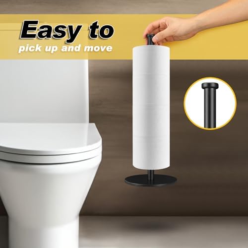 HHAOLUDUO Toilet Paper Holder Stand