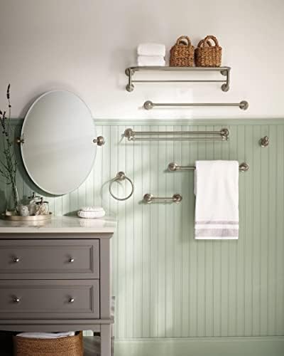 Moan Spot Resist 24-Inch Brushed Nickel Towel Bar US Made