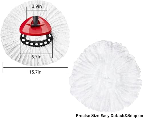 FOOKCIAN4-Pack Spin Mop Refill