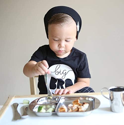 Adorable Kids Stainless Steel Set with Frogs Safe Durable for Kids