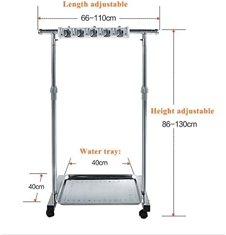 Heavy Duty Mop and Broom Organizer for Home and Business