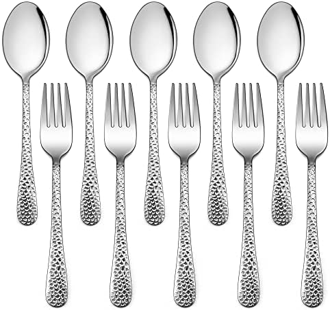 LIANYU Kids Silverware Set Unique Design Compact Storage