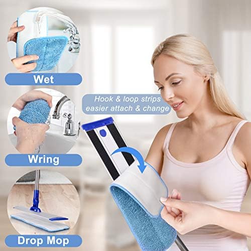 18-inch Microfiber Mop with Stainless Steel Handle