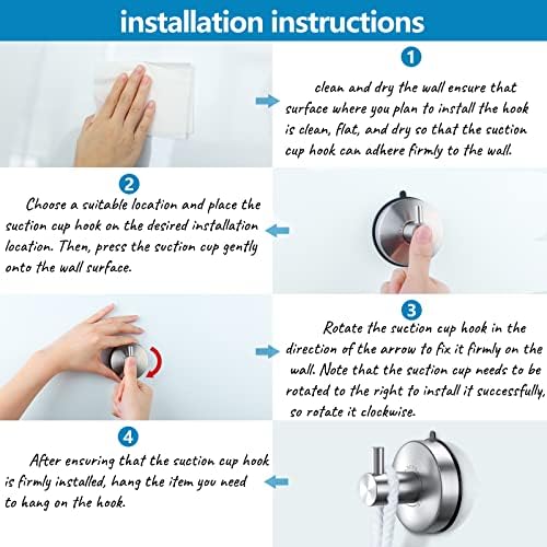 Durable Suction Cup thwart with 15LB Load - Kitchen Bathroom Living Room