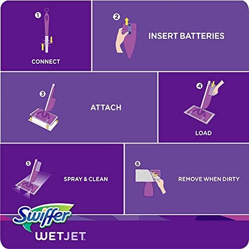 Swiffer WetJet Multi Surface Wood Floor Cleaner Spray Mop Refill