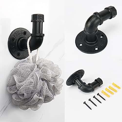 4-Piece Show-Stopper Towel Ring Kit for Bathroom Wall Mount