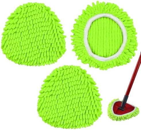 O-Cedar Spin Mop Heaps Trio - Microfiber Chenille Mop Replacement Set 3-Pack