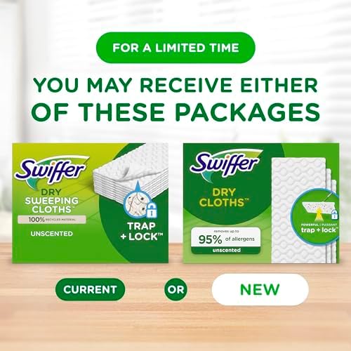 Swiffer Dry Pads Refill 52ct Unscented Multi-Surface