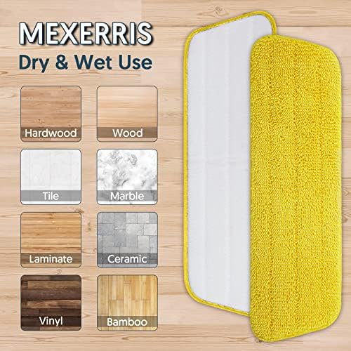 7-Piece Reusable Microfiber Mop Pads for Swiffer PowerMop