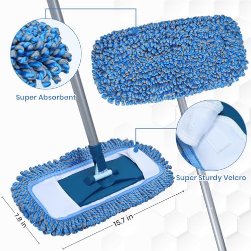 Easy-Cleaning 57 Microfiber Dust Mop