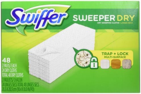 Swiffer Sweeper Dry Sweeping Pad Multi-Surface Unscented 48 Count