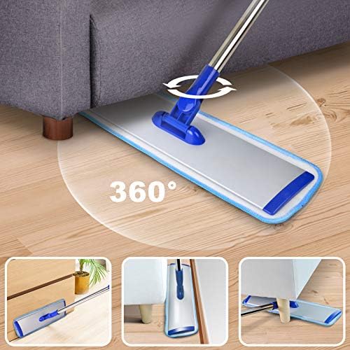 18-inch Microfiber Mop with Stainless Steel Handle