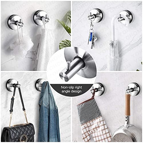 YOHOM Stainless Steel Suction Cup Hook