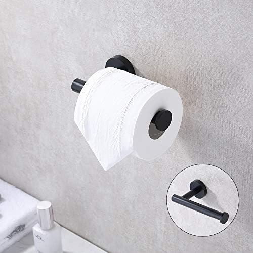 Stainless Steel Matte Black Toilet Paper Holder