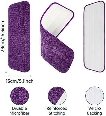 7-Piece Reusable Microfiber Mop Pads for Swiffer PowerMop