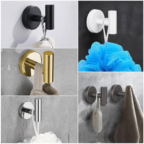 Sturdy towel hooks for Bathroom Kitchen Use