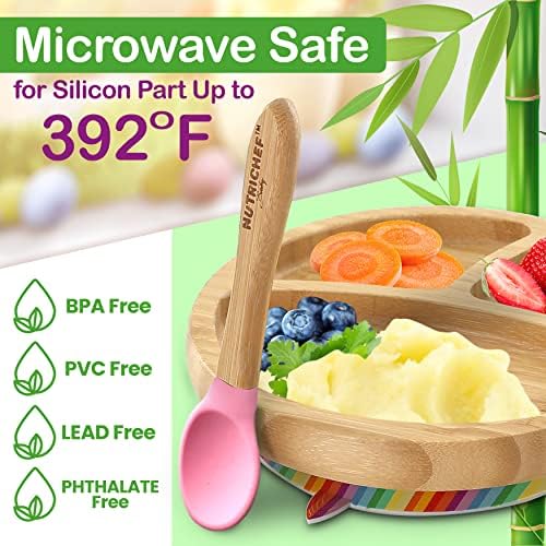 NutriChef 2-Piece Baby Toddler Spoon Set