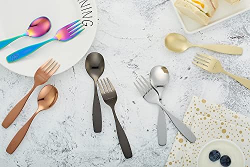 Safe Durable and Cute ANNOVA Kids Silverware Set with Engraved Rewards