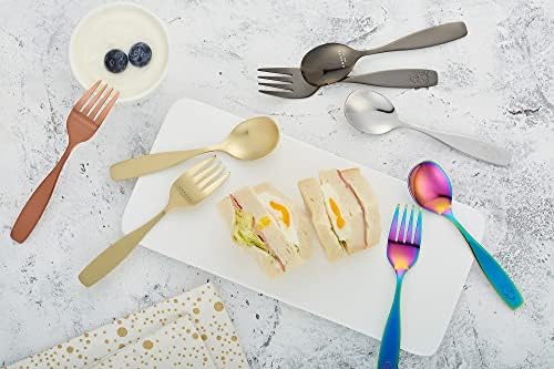 Safe Durable and Cute ANNOVA Kids Silverware Set with Engraved Rewards