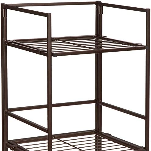 Stylish 4-Tier Iron Shelf for Bathrooms