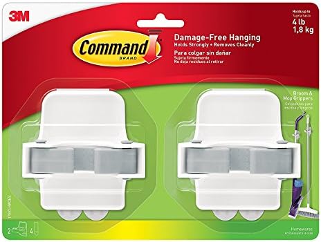 Command Mop Broom Gripper 10-Grippers Set Durable Cleaning Tool