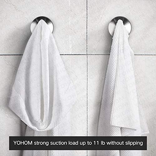 YOHOM Stainless Steel Suction Cup Hook