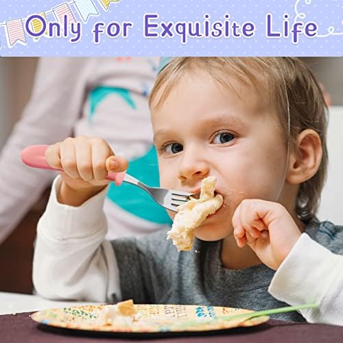 12PCS Toddler Forks BPA Free Stainless Steel Kids Cutlery