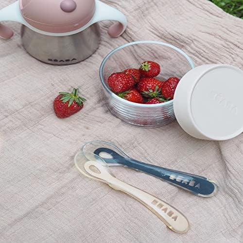 BEABA Soft Silicone Toddler Spoons
