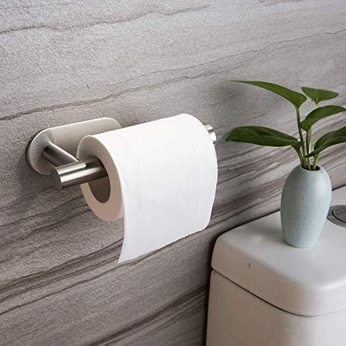 Secure No Drilling Toilet Paper Holder